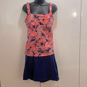 Lands End Tankini swim skirt - sz 14